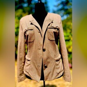 CAbi Tweed Blazer Size XL